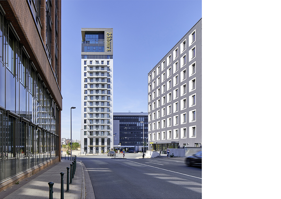 25hours hotel düsseldorf, hpp architekten