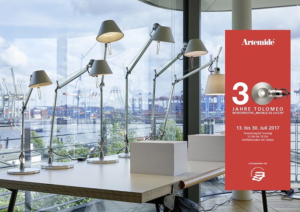 30 jahre tolomeo I artemide